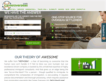 Tablet Screenshot of careeroverseas.com